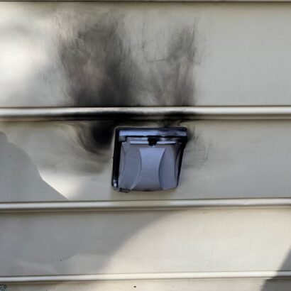 Plug Short Almost Caused Fire To House